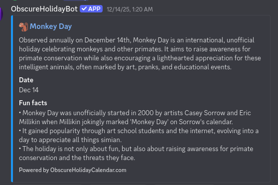 Discord bot slash command preview